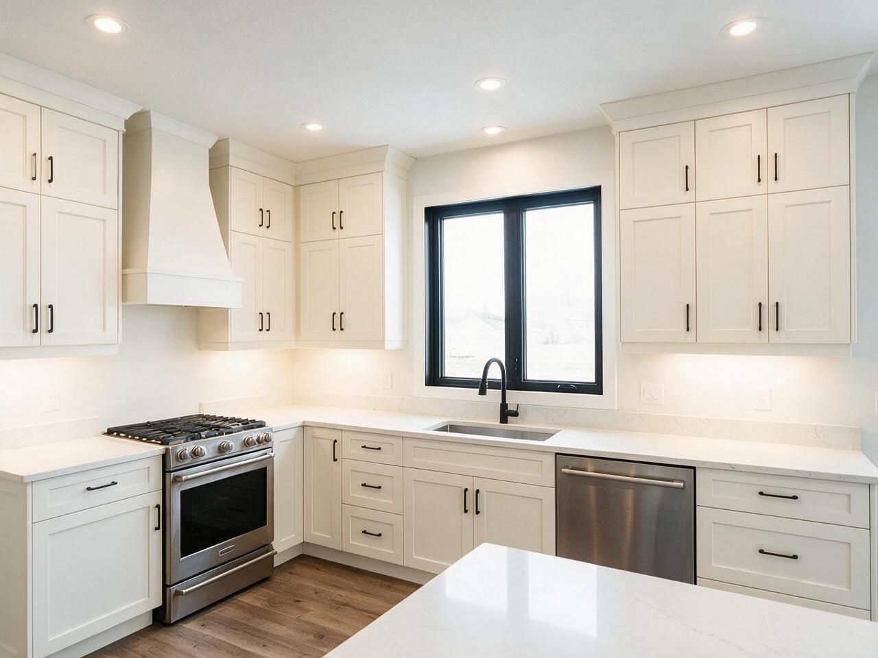 Custom Kitchen in Edmonton: after