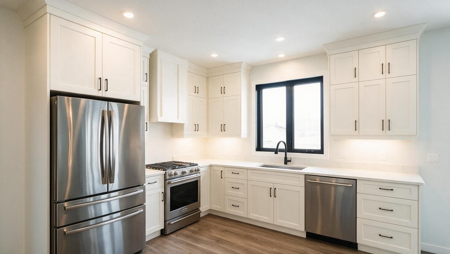 Custom Kitchen in Edmonton: full room