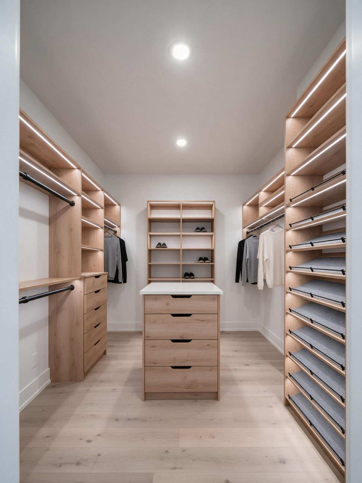 Walk-In Closet in Edmonton: from the doorway